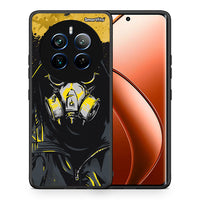 Thumbnail for Θήκη Realme 12 Pro 5G / 12 Pro+ Mask PopArt από τη Smartfits με σχέδιο στο πίσω μέρος και μαύρο περίβλημα | Realme 12 Pro 5G / 12 Pro+ Mask PopArt case with colorful back and black bezels
