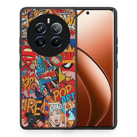 Thumbnail for Θήκη Realme 12 Pro 5G / 12 Pro+ PopArt OMG από τη Smartfits με σχέδιο στο πίσω μέρος και μαύρο περίβλημα | Realme 12 Pro 5G / 12 Pro+ PopArt OMG case with colorful back and black bezels