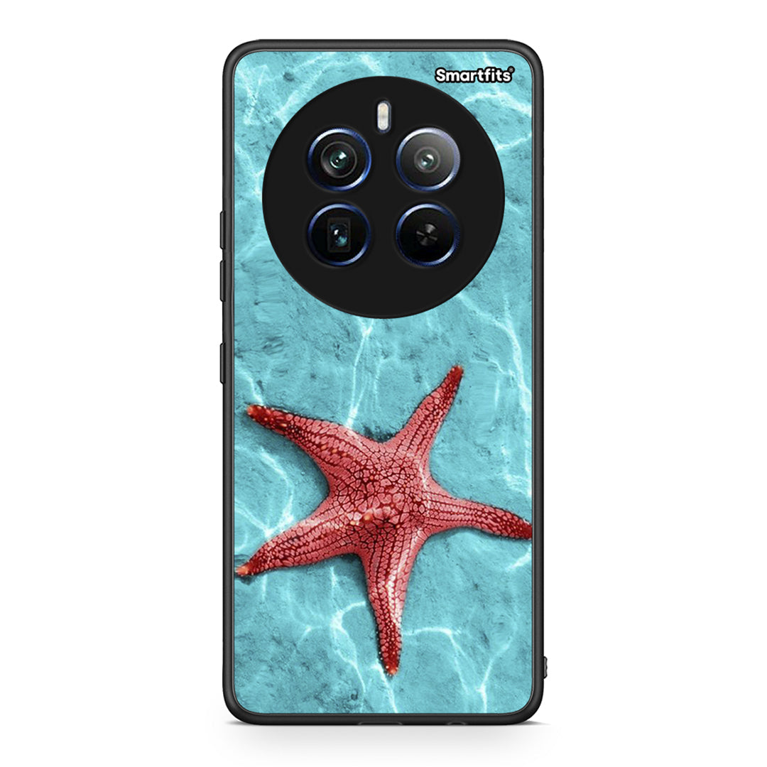 Realme 12 Pro 5G / 12 Pro+ Red Starfish Θήκη από τη Smartfits με σχέδιο στο πίσω μέρος και μαύρο περίβλημα | Smartphone case with colorful back and black bezels by Smartfits