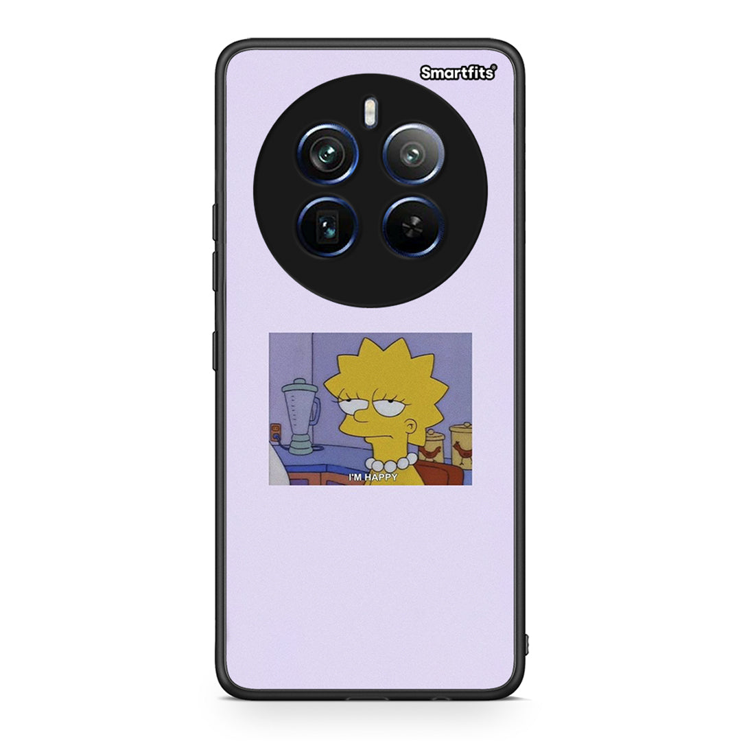 Realme 12 Pro 5G / 12 Pro+ So Happy θήκη από τη Smartfits με σχέδιο στο πίσω μέρος και μαύρο περίβλημα | Smartphone case with colorful back and black bezels by Smartfits
