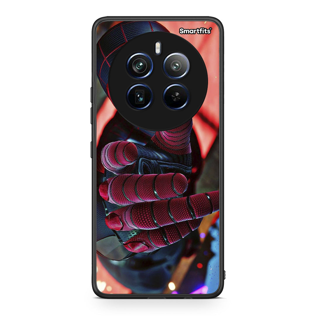 Realme 12 Pro 5G / 12 Pro+ Spider Hand Θήκη από τη Smartfits με σχέδιο στο πίσω μέρος και μαύρο περίβλημα | Smartphone case with colorful back and black bezels by Smartfits