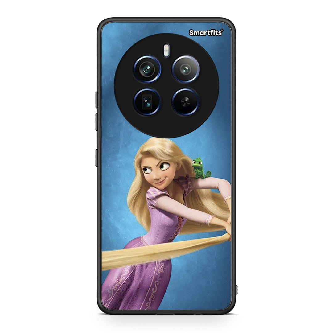 Realme 12 Pro 5G / 12 Pro+ Tangled 2 Θήκη Αγίου Βαλεντίνου από τη Smartfits με σχέδιο στο πίσω μέρος και μαύρο περίβλημα | Smartphone case with colorful back and black bezels by Smartfits
