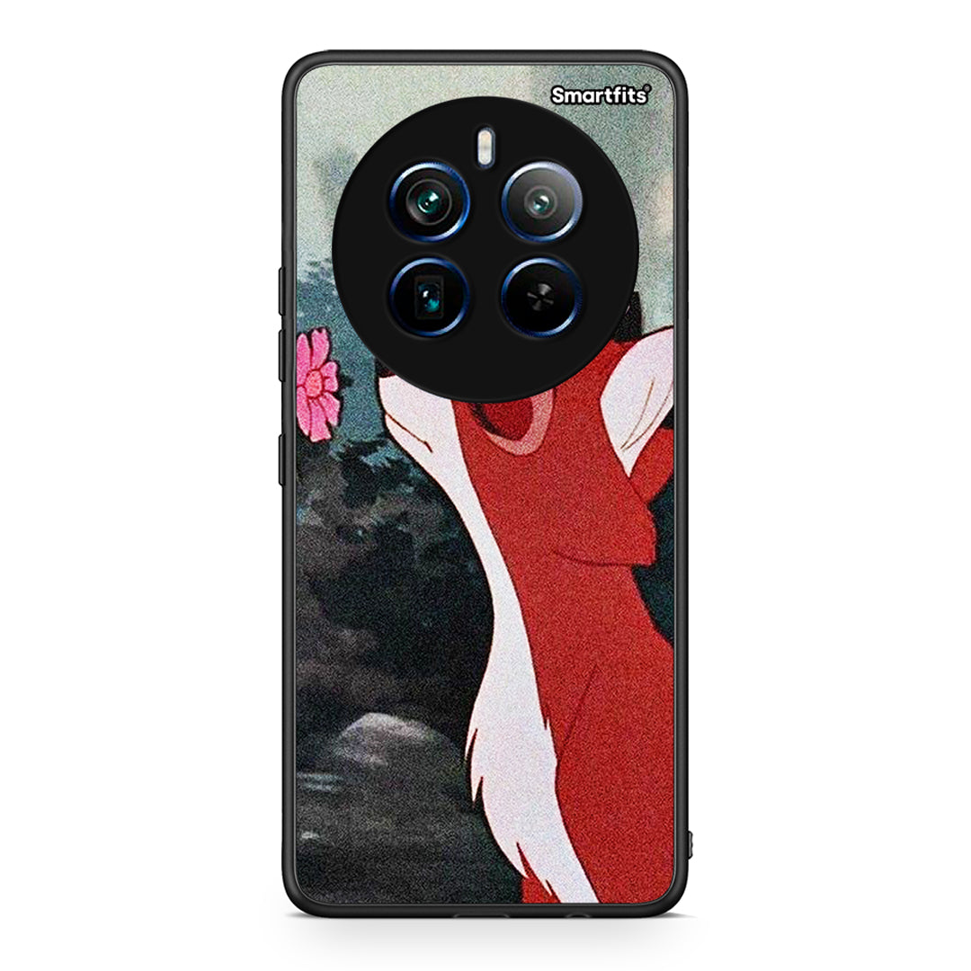 Realme 12 Pro 5G / 12 Pro+ Tod And Vixey Love 2 θήκη από τη Smartfits με σχέδιο στο πίσω μέρος και μαύρο περίβλημα | Smartphone case with colorful back and black bezels by Smartfits