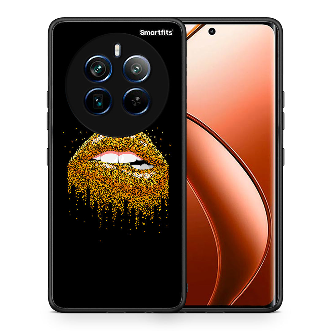 Θήκη Realme 12 Pro 5G / 12 Pro+ Golden Valentine από τη Smartfits με σχέδιο στο πίσω μέρος και μαύρο περίβλημα | Realme 12 Pro 5G / 12 Pro+ Golden Valentine case with colorful back and black bezels