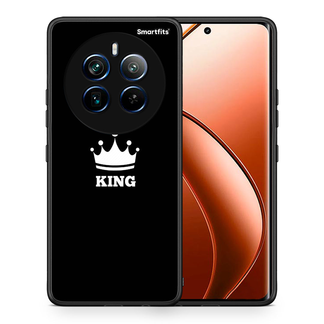 Θήκη Realme 12 Pro 5G / 12 Pro+ King Valentine από τη Smartfits με σχέδιο στο πίσω μέρος και μαύρο περίβλημα | Realme 12 Pro 5G / 12 Pro+ King Valentine case with colorful back and black bezels