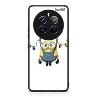 Thumbnail for Realme 12 Pro 5G / 12 Pro+ Xmas Minion Lights θήκη από τη Smartfits με σχέδιο στο πίσω μέρος και μαύρο περίβλημα | Smartphone case with colorful back and black bezels by Smartfits