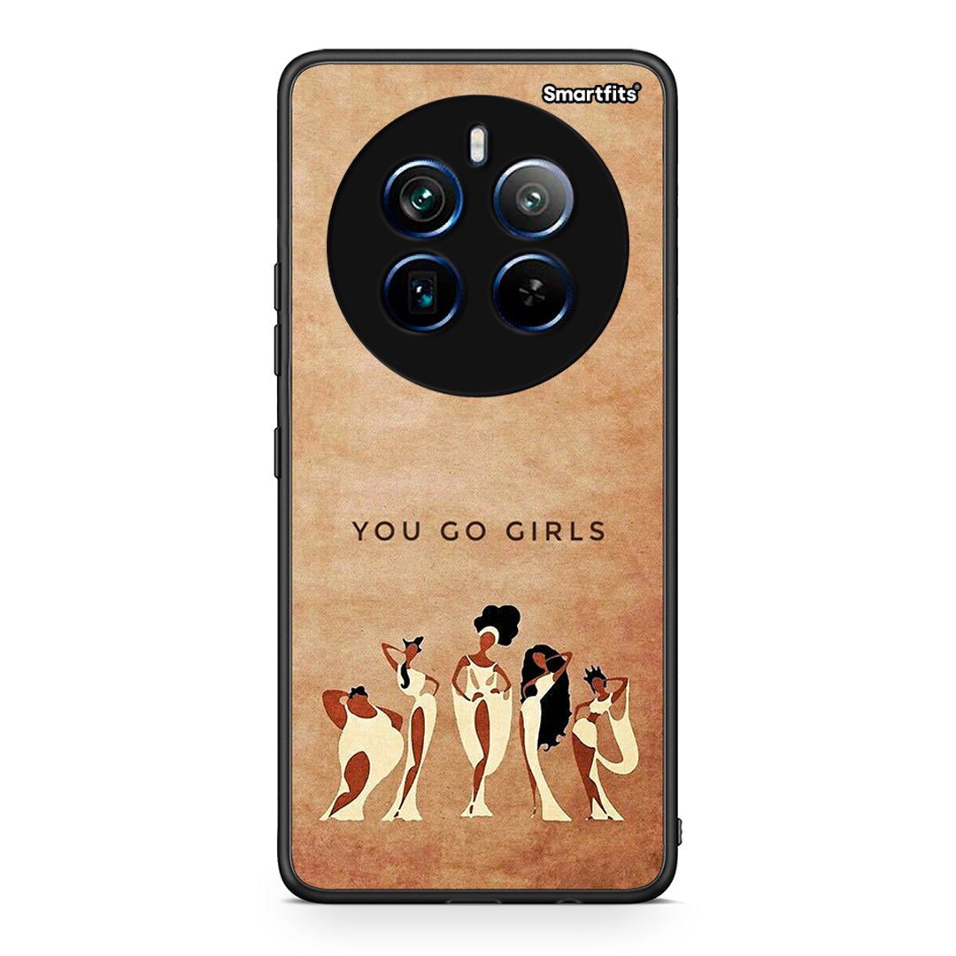 Realme 12 Pro 5G / 12 Pro+ You Go Girl θήκη από τη Smartfits με σχέδιο στο πίσω μέρος και μαύρο περίβλημα | Smartphone case with colorful back and black bezels by Smartfits