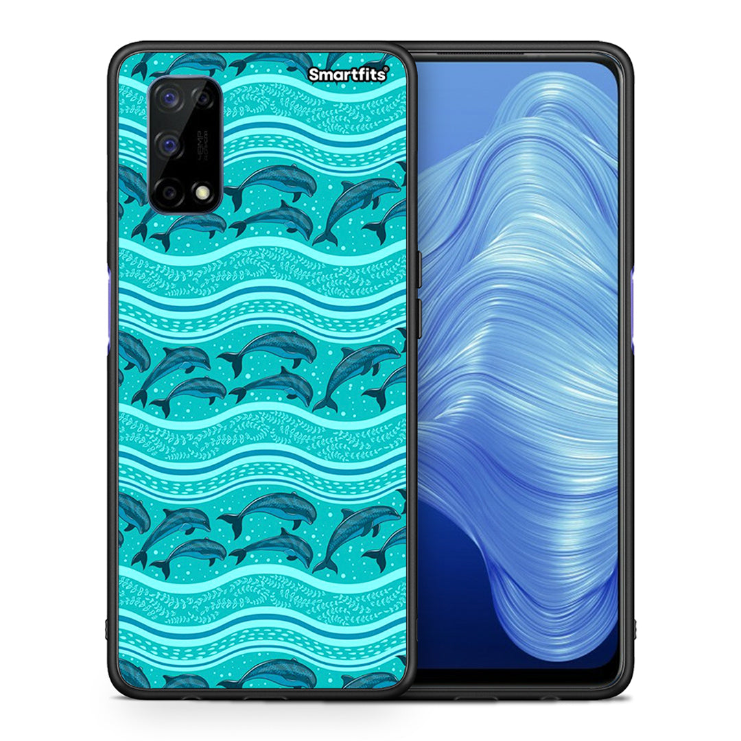 Swimming Dolphins - Realme 7 5G case