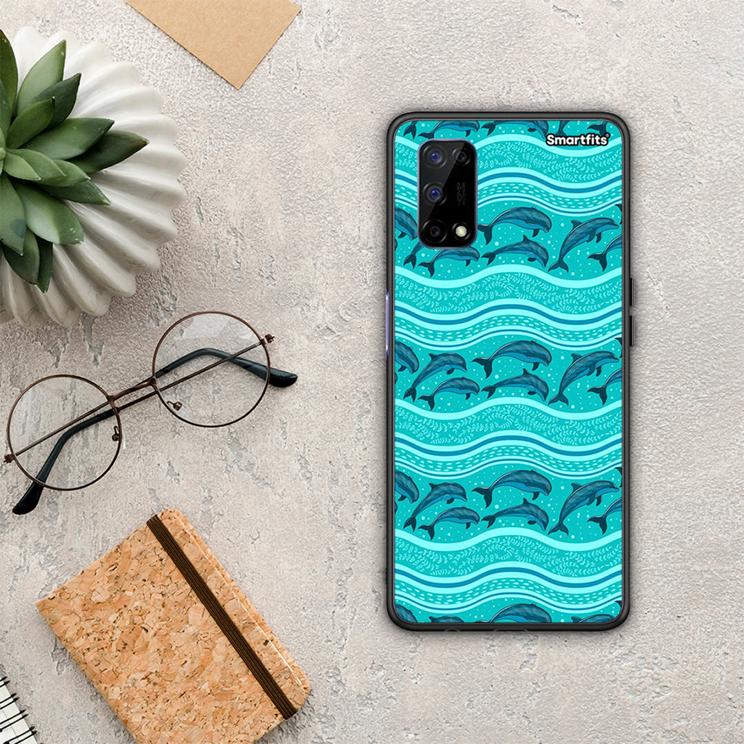 Swimming Dolphins - Realme 7 5G case