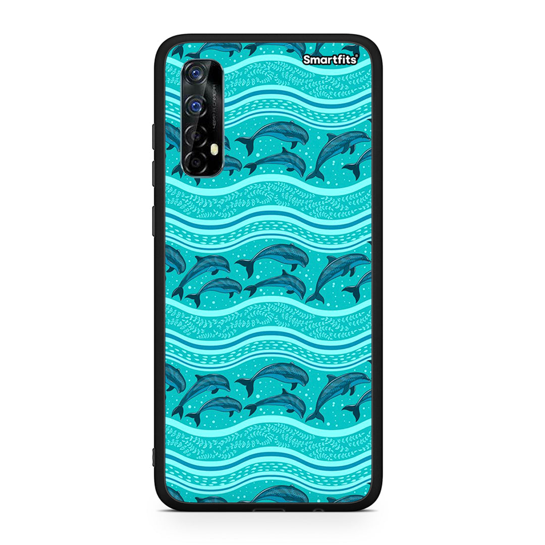 Swimming Dolphins - Realme 7 case