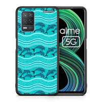 Thumbnail for Swimming Dolphins - Realme 8 5G case