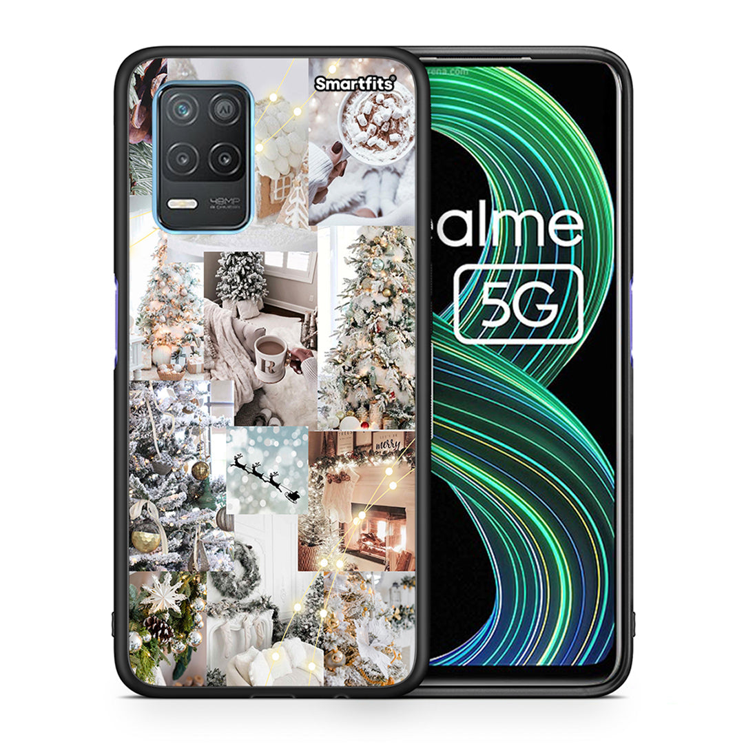 White Christmas - Realme 8 5G θήκη