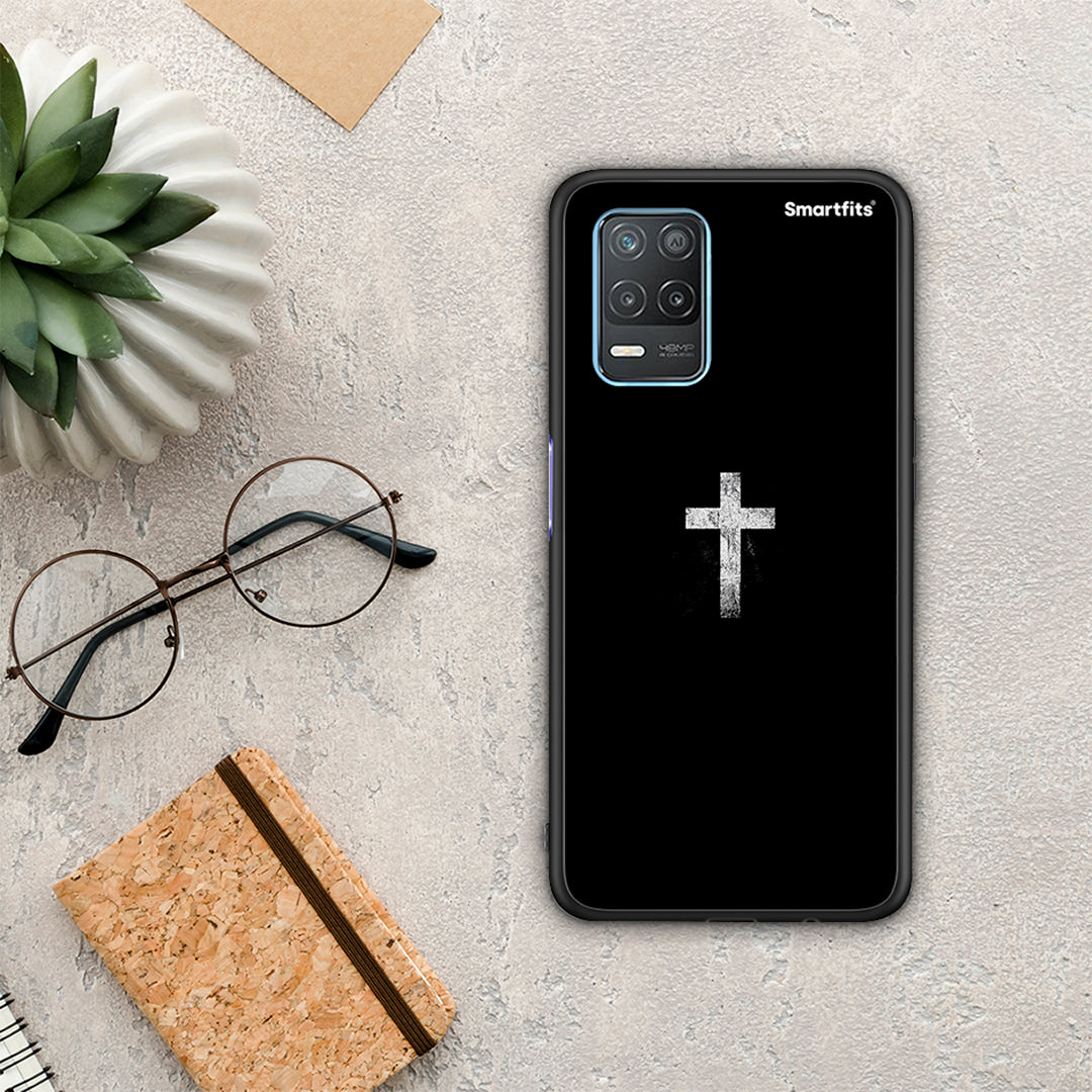 White Cross - Realme 8 5G θήκη