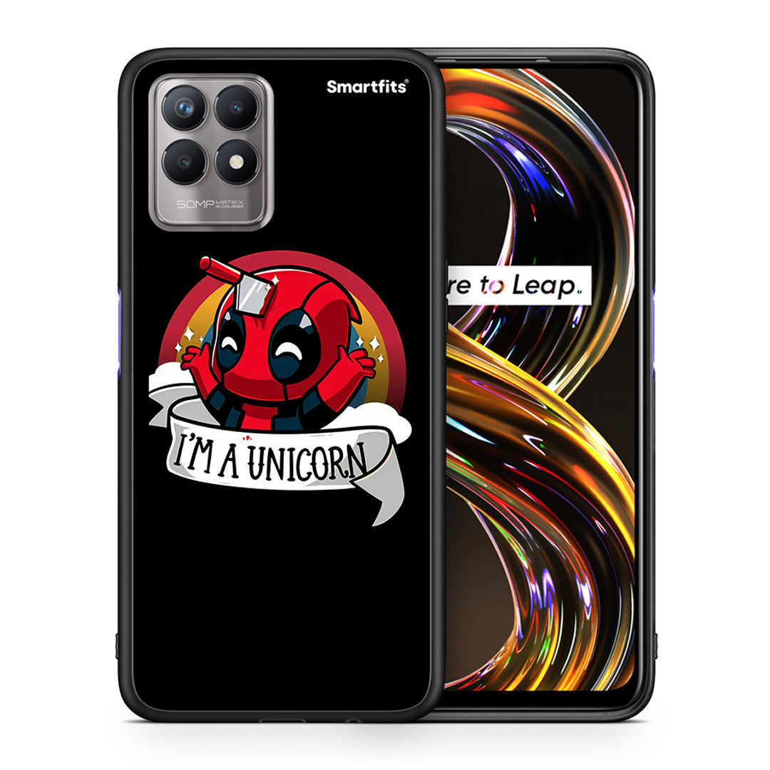 Unicorn Deadpool - Realme 8i θήκη