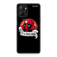 Thumbnail for Realme 9i 5G Unicorn Deadpool θήκη από τη Smartfits με σχέδιο στο πίσω μέρος και μαύρο περίβλημα | Smartphone case with colorful back and black bezels by Smartfits