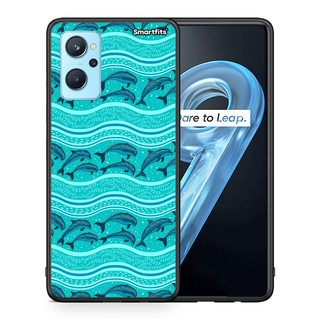 Swimming Dolphins - Realme 9i case