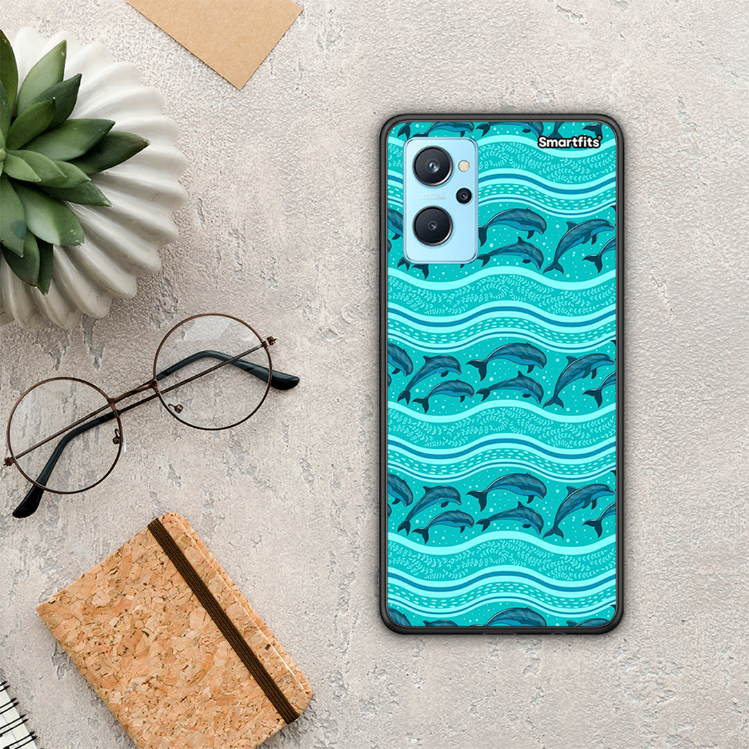 Swimming Dolphins - Oppo A96 case