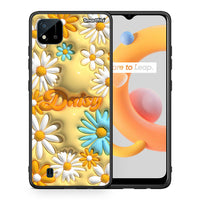 Thumbnail for Θήκη Realme C11 2021 Bubble Daisies από τη Smartfits με σχέδιο στο πίσω μέρος και μαύρο περίβλημα | Realme C11 2021 Bubble Daisies case with colorful back and black bezels