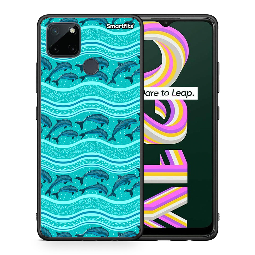 Swimming Dolphins - Realme C21Y / C25Y / 7i (Global)