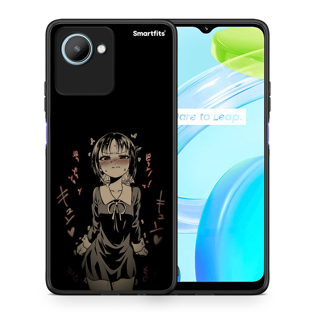 Θήκη Realme C30 Anime Girl από τη Smartfits με σχέδιο στο πίσω μέρος και μαύρο περίβλημα | Realme C30 Anime Girl Case with Colorful Back and Black Bezels