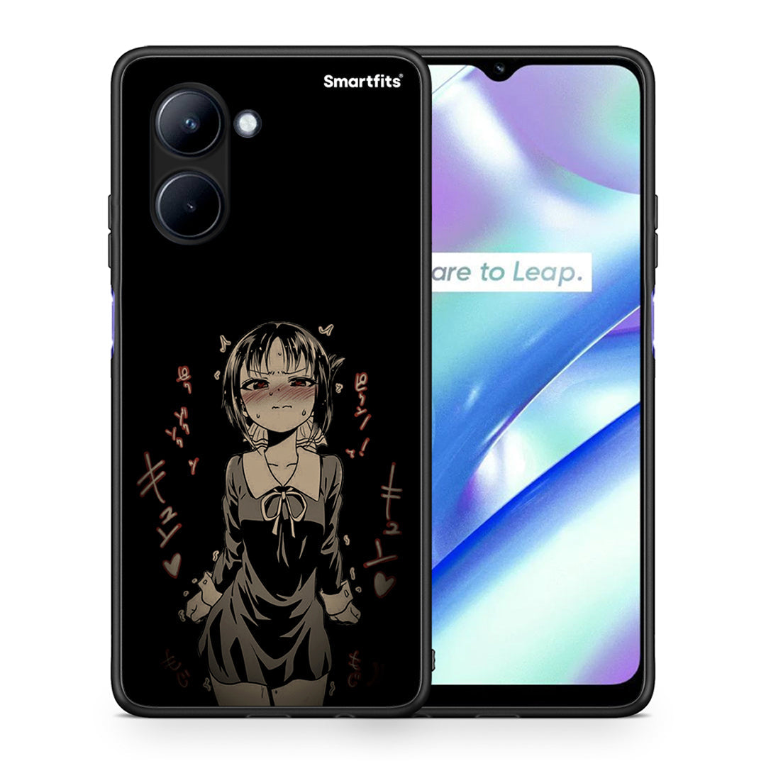 Θήκη Realme C33 Anime Girl από τη Smartfits με σχέδιο στο πίσω μέρος και μαύρο περίβλημα | Realme C33 Anime Girl Case with Colorful Back and Black Bezels