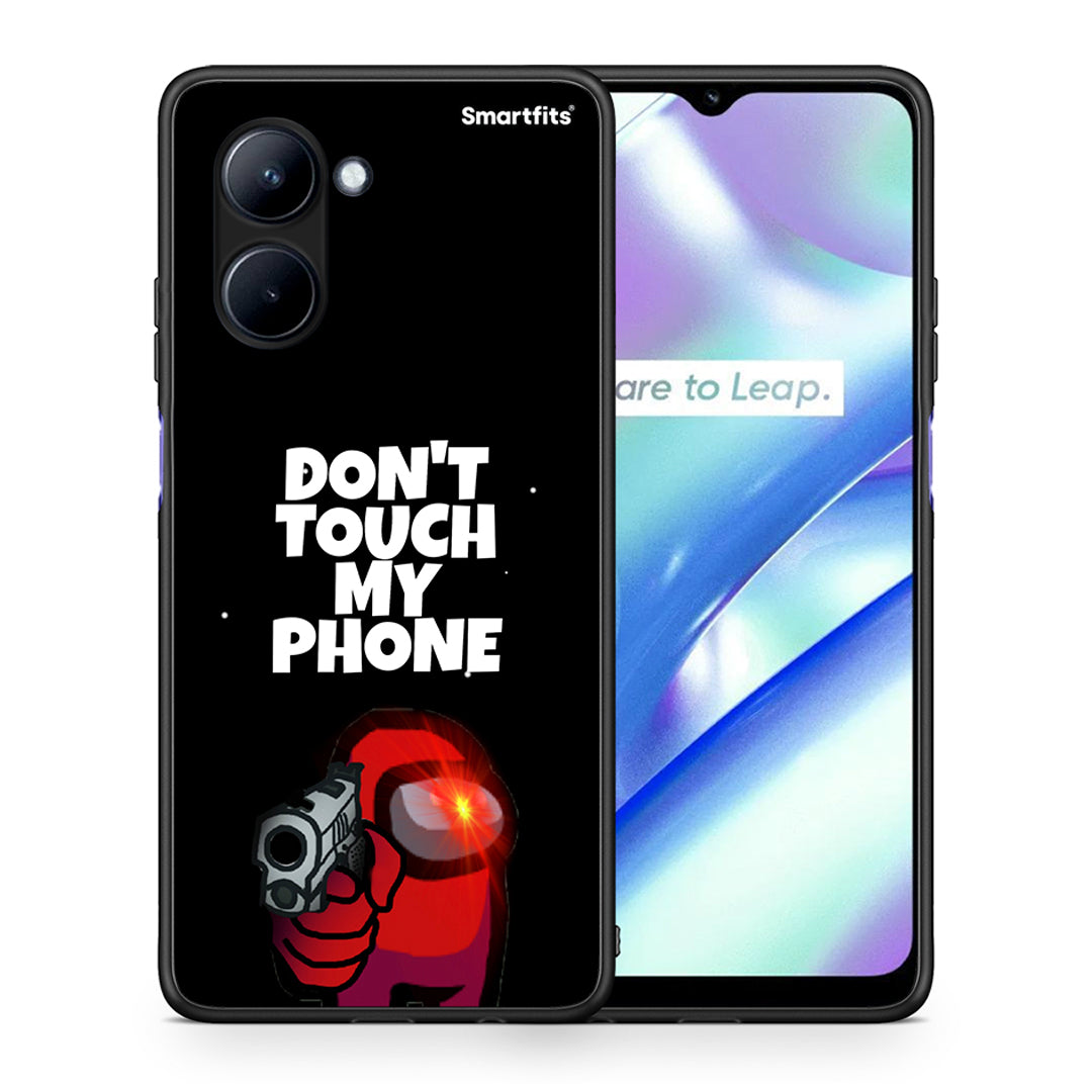 Θήκη Realme C33 My Phone από τη Smartfits με σχέδιο στο πίσω μέρος και μαύρο περίβλημα | Realme C33 My Phone Case with Colorful Back and Black Bezels