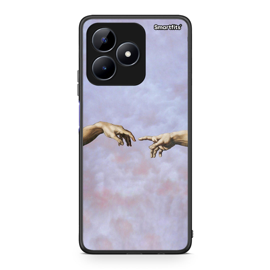 Realme C51 Adam Hand θήκη από τη Smartfits με σχέδιο στο πίσω μέρος και μαύρο περίβλημα | Smartphone case with colorful back and black bezels by Smartfits