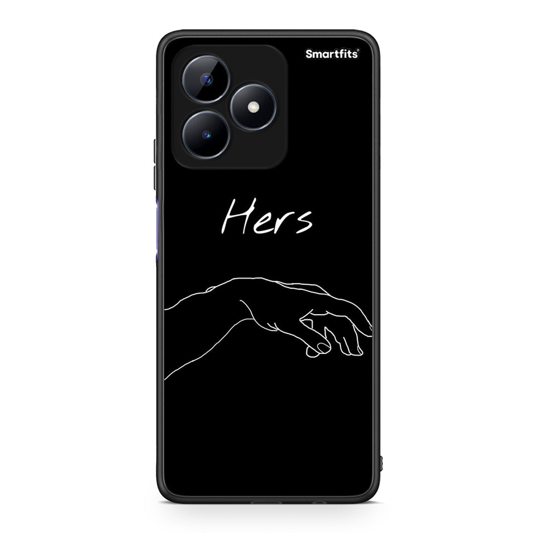 Realme Note 50 Aeshetic Love 1 Θήκη Αγίου Βαλεντίνου από τη Smartfits με σχέδιο στο πίσω μέρος και μαύρο περίβλημα | Smartphone case with colorful back and black bezels by Smartfits