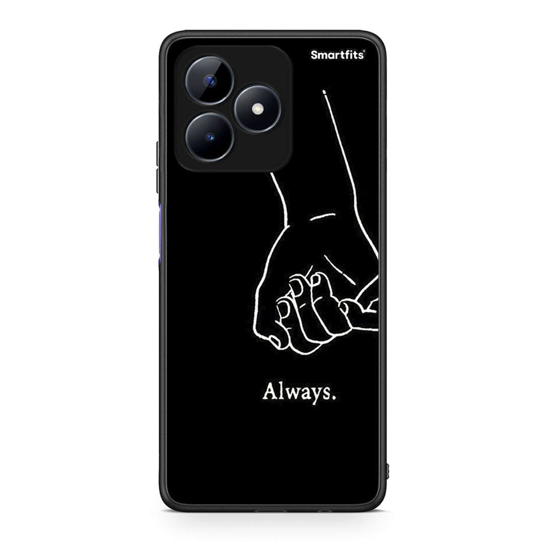 Realme Note 50 Always & Forever 1 Θήκη Αγίου Βαλεντίνου από τη Smartfits με σχέδιο στο πίσω μέρος και μαύρο περίβλημα | Smartphone case with colorful back and black bezels by Smartfits