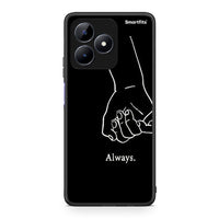 Thumbnail for Realme C51 Always & Forever 1 Θήκη Αγίου Βαλεντίνου από τη Smartfits με σχέδιο στο πίσω μέρος και μαύρο περίβλημα | Smartphone case with colorful back and black bezels by Smartfits