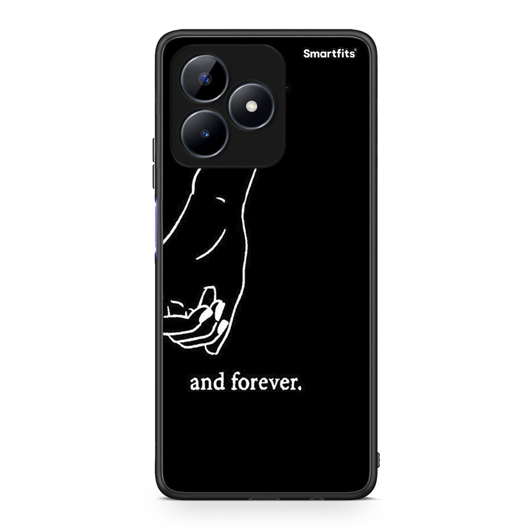 Realme C51 Always & Forever 2 Θήκη Αγίου Βαλεντίνου από τη Smartfits με σχέδιο στο πίσω μέρος και μαύρο περίβλημα | Smartphone case with colorful back and black bezels by Smartfits