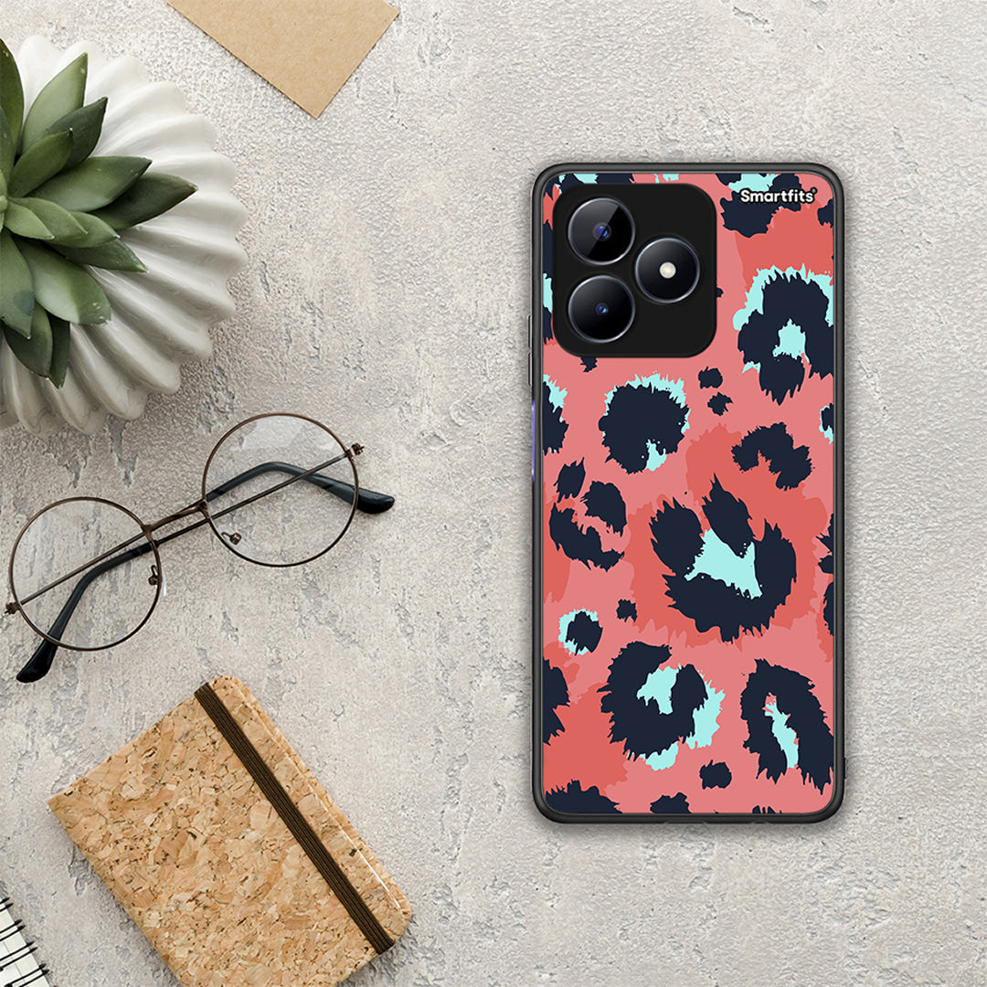 Animal Pink Leopard - Realme Note 50 θήκη