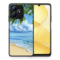 Thumbnail for Θήκη Realme C51 Beautiful Beach από τη Smartfits με σχέδιο στο πίσω μέρος και μαύρο περίβλημα | Realme C51 Beautiful Beach case with colorful back and black bezels