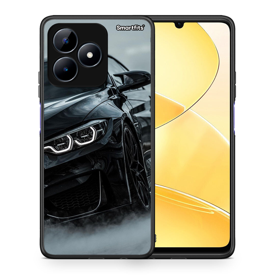 Θήκη Realme Note 50 Black BMW από τη Smartfits με σχέδιο στο πίσω μέρος και μαύρο περίβλημα | Realme Note 50 Black BMW case with colorful back and black bezels