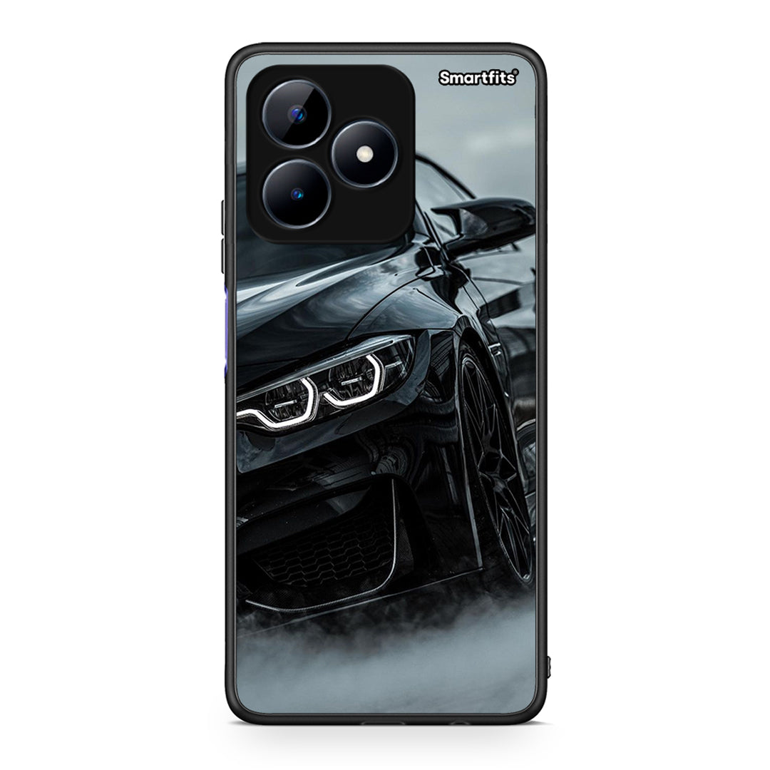 Realme C51 Black BMW θήκη από τη Smartfits με σχέδιο στο πίσω μέρος και μαύρο περίβλημα | Smartphone case with colorful back and black bezels by Smartfits