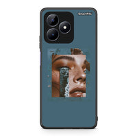 Thumbnail for Realme Note 50 Cry An Ocean θήκη από τη Smartfits με σχέδιο στο πίσω μέρος και μαύρο περίβλημα | Smartphone case with colorful back and black bezels by Smartfits