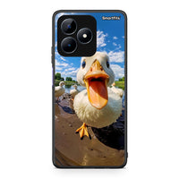 Thumbnail for Realme Note 50 Duck Face θήκη από τη Smartfits με σχέδιο στο πίσω μέρος και μαύρο περίβλημα | Smartphone case with colorful back and black bezels by Smartfits