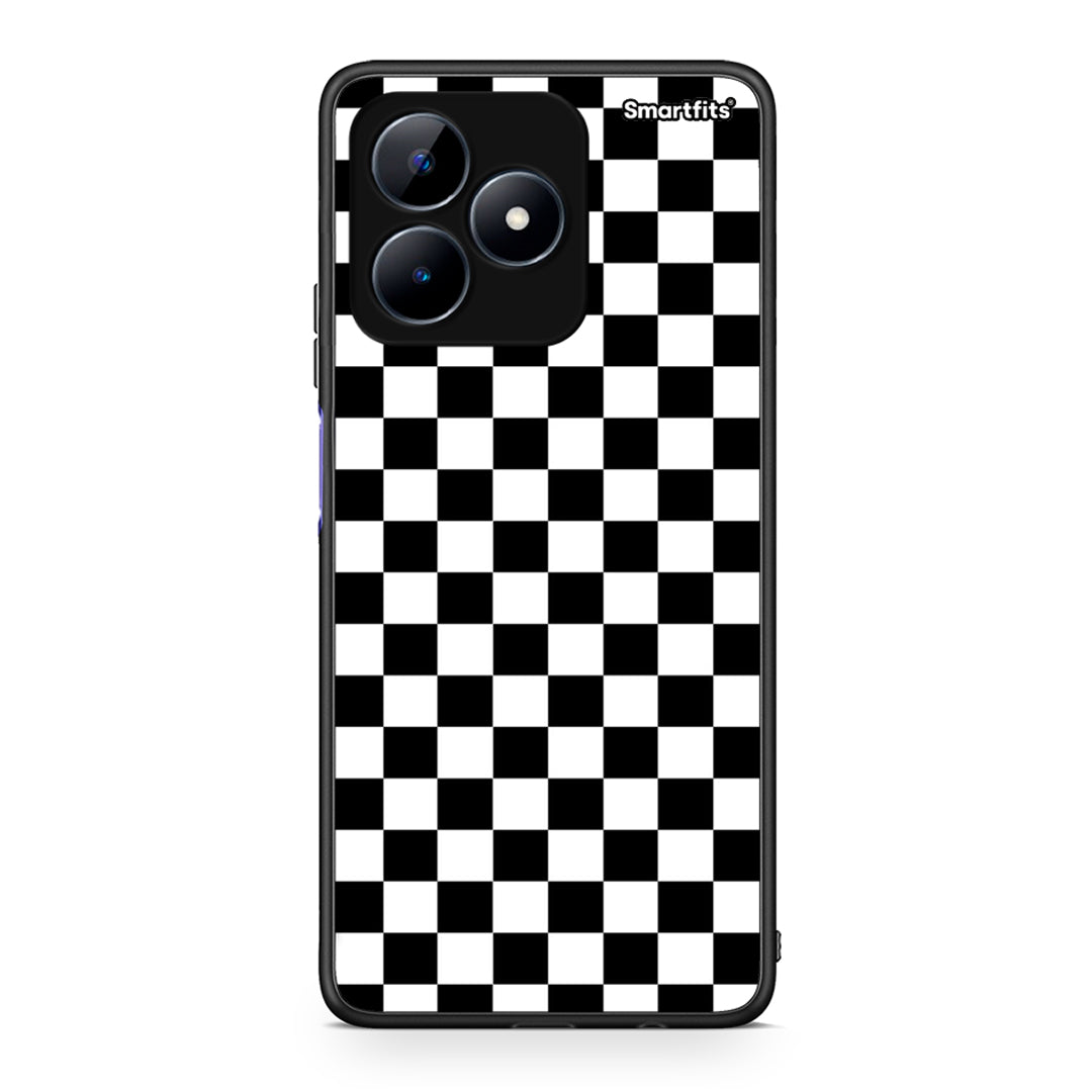 4 - Realme Note 50 Squares Geometric case, cover, bumper