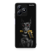 Thumbnail for Realme C51 Golden Gun Θήκη Αγίου Βαλεντίνου από τη Smartfits με σχέδιο στο πίσω μέρος και μαύρο περίβλημα | Smartphone case with colorful back and black bezels by Smartfits