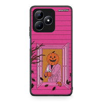 Thumbnail for Realme Note 50 Halloween Pumpkin Lady Θήκη από τη Smartfits με σχέδιο στο πίσω μέρος και μαύρο περίβλημα | Smartphone case with colorful back and black bezels by Smartfits