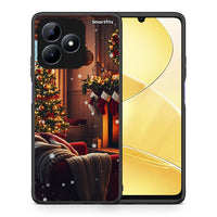 Thumbnail for Θήκη Realme Note 50 Home For Christmas από τη Smartfits με σχέδιο στο πίσω μέρος και μαύρο περίβλημα | Realme Note 50 Home For Christmas case with colorful back and black bezels