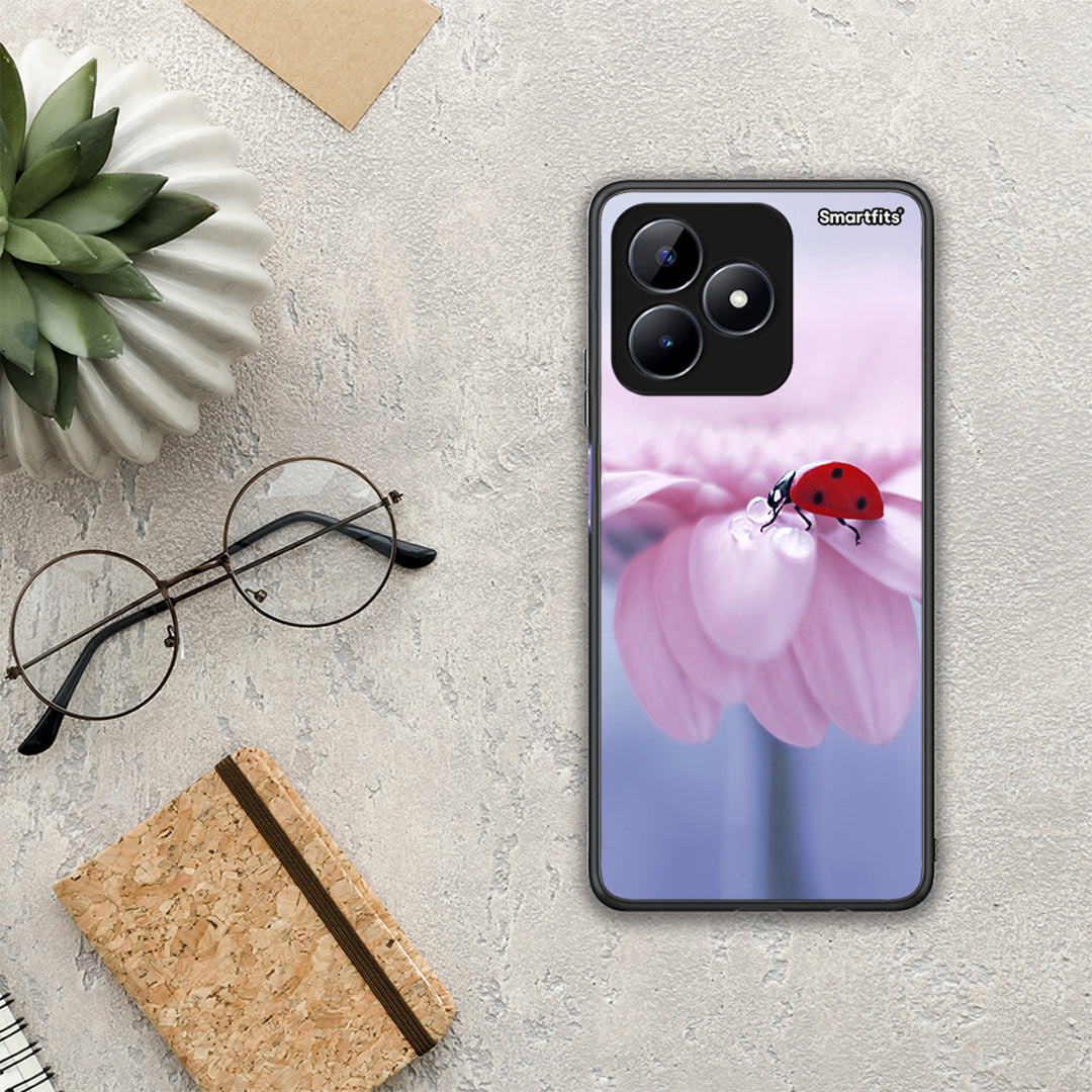 Ladybug Flower - Realme Note 50 θήκη