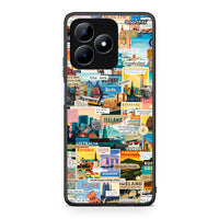 Thumbnail for Realme C51 Live To Travel θήκη από τη Smartfits με σχέδιο στο πίσω μέρος και μαύρο περίβλημα | Smartphone case with colorful back and black bezels by Smartfits