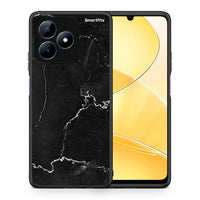 Thumbnail for Θήκη Realme Note 50 Marble Black από τη Smartfits με σχέδιο στο πίσω μέρος και μαύρο περίβλημα | Realme Note 50 Marble Black case with colorful back and black bezels