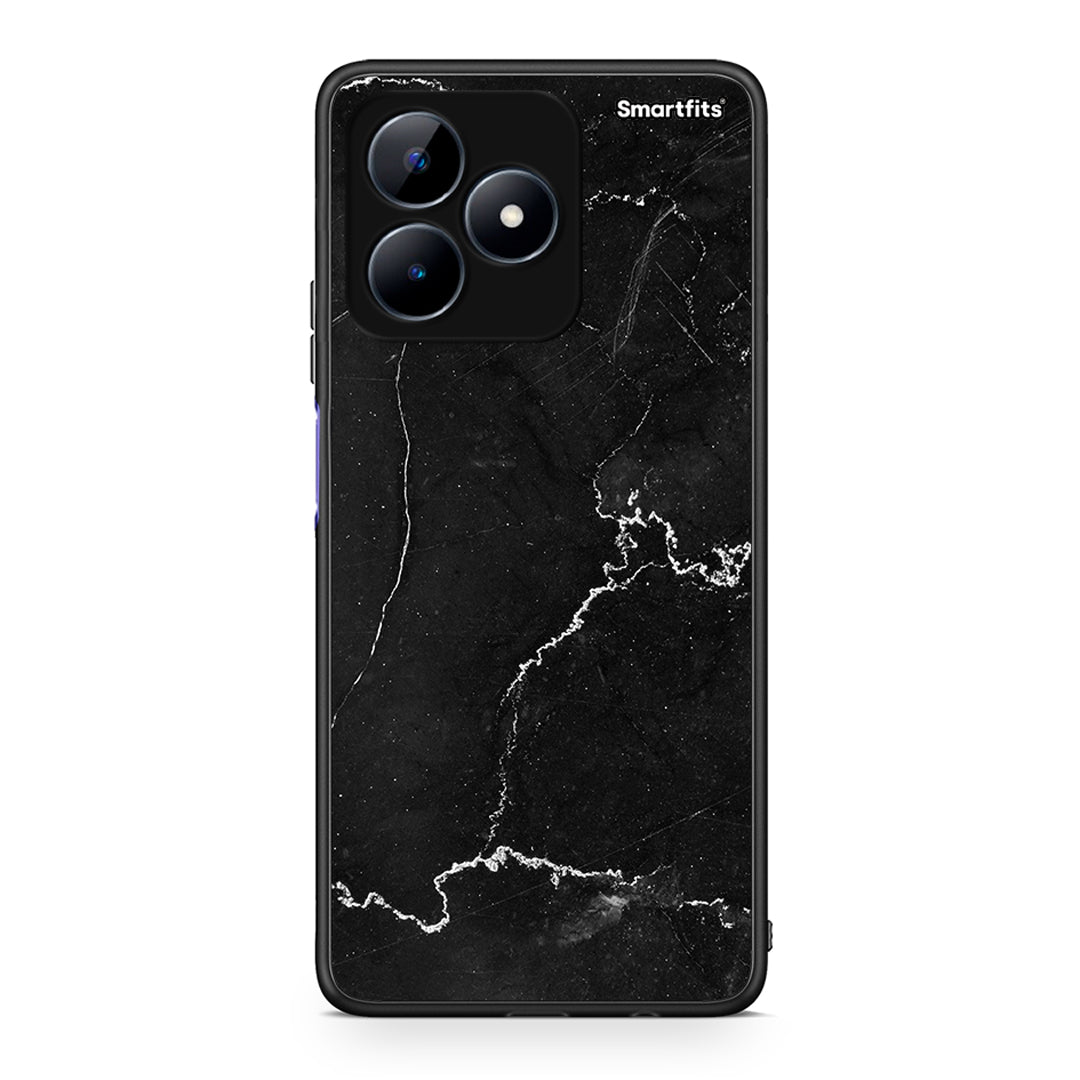 Realme Note 50 Marble Black θήκη από τη Smartfits με σχέδιο στο πίσω μέρος και μαύρο περίβλημα | Smartphone case with colorful back and black bezels by Smartfits