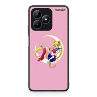 Thumbnail for Realme C51 Moon Girl θήκη από τη Smartfits με σχέδιο στο πίσω μέρος και μαύρο περίβλημα | Smartphone case with colorful back and black bezels by Smartfits