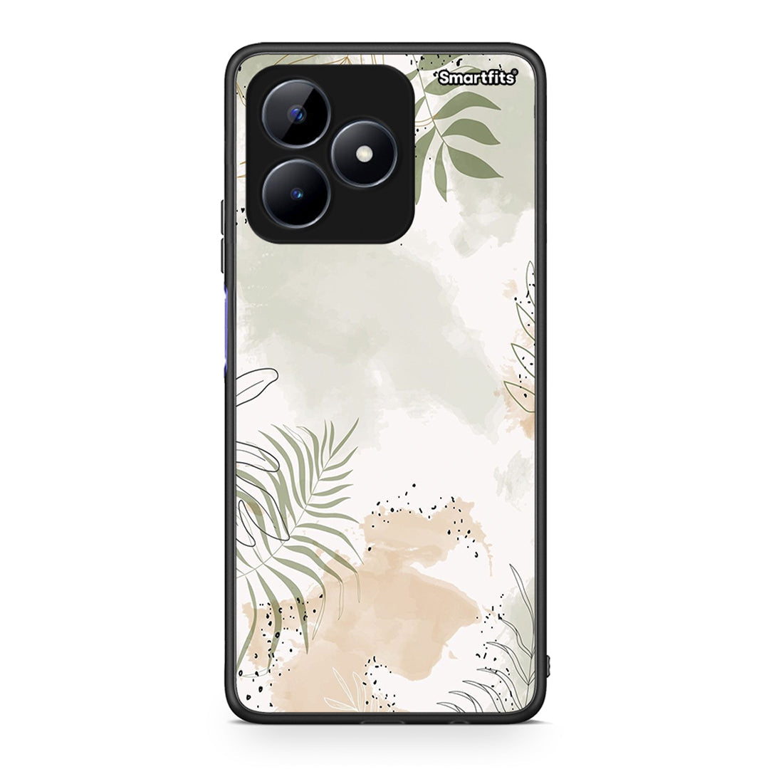 Realme C51 Nude Plants Θήκη από τη Smartfits με σχέδιο στο πίσω μέρος και μαύρο περίβλημα | Smartphone case with colorful back and black bezels by Smartfits