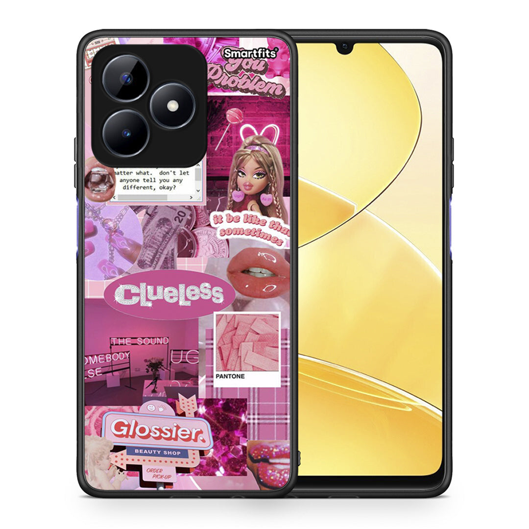 Pink Love - Realme Note 50 θήκη