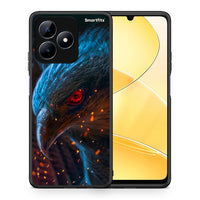 Thumbnail for Θήκη Realme Note 50 Eagle PopArt από τη Smartfits με σχέδιο στο πίσω μέρος και μαύρο περίβλημα | Realme Note 50 Eagle PopArt case with colorful back and black bezels