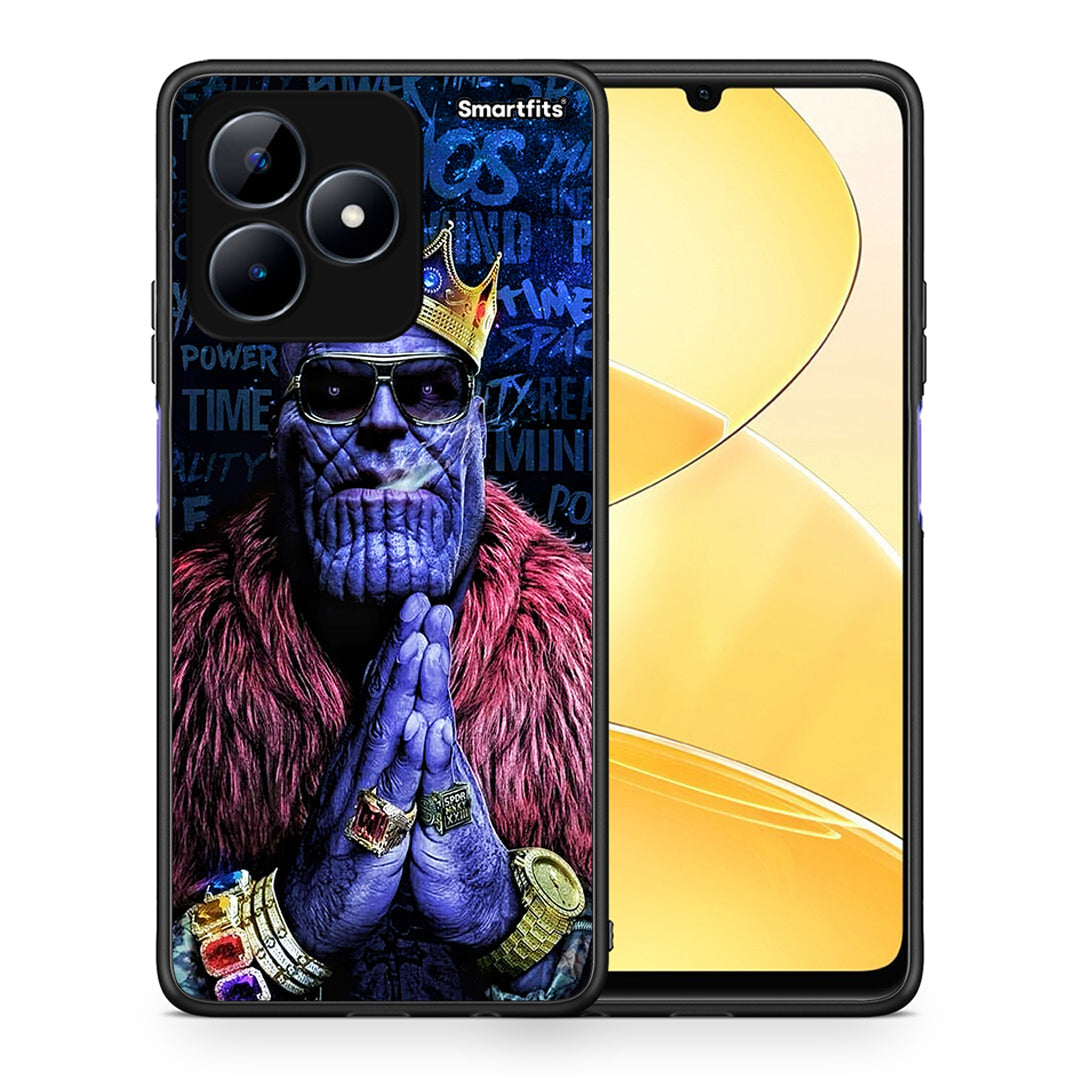 Θήκη Realme Note 50 Thanos PopArt από τη Smartfits με σχέδιο στο πίσω μέρος και μαύρο περίβλημα | Realme Note 50 Thanos PopArt case with colorful back and black bezels